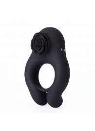 Черное эрекционное кольцо Abe с пультом ДУ - BeYourLover - в Балаково купить с доставкой