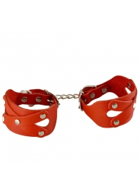 Красные наручники «Цезарь» - Sitabella - купить с доставкой в Балаково
