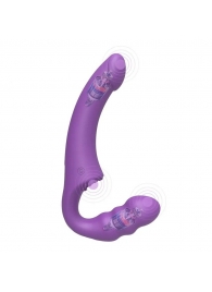 Фиолетовый безремневой страпон Straples Strap-On Dildo - Erokay - купить с доставкой в Балаково