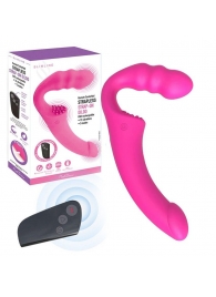 Розовый безремневой страпон Straples Strap-On Dildo - Erokay - купить с доставкой в Балаково