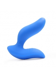 Синий вибромассажер простаты 3,5’’ Curve P-spot Massager - 12 см. - Erokay - в Балаково купить с доставкой