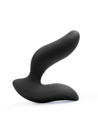 Черный вибромассажер простаты 3,5’’ Curve P-spot Massager - 12 см. - Erokay - в Балаково купить с доставкой