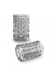 Прозрачная насадка с бороздками STAY HARD COCK SLEEVE 04 CLEAR - Blush Novelties - в Балаково купить с доставкой