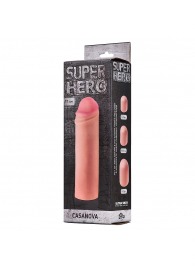 Фаллоудлинитель SUPER HERO Casanova - 18 см. - Lola Games - в Балаково купить с доставкой