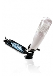 Перезаряжаемый мастурбатор-вагина с держателем для мобильных устройств Extreme Toyz Me - Pipedream - в Балаково купить с доставкой