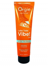 Гель с эффектом вибрации Lube Tube Vibe Low Sex On The Beach - 100 мл. - ORGIE - купить с доставкой в Балаково
