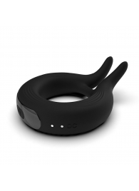 Черное эрекционное кольцо Marry Me Rechargeable Vibrating Cockring - Adrien Lastic - в Балаково купить с доставкой