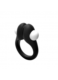 Черное эрекционное кольцо Zippy Vibrating Ring With Bullet - Adrien Lastic - в Балаково купить с доставкой