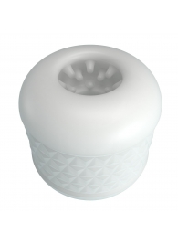 Белый сквозной мастурбатор Crystle - Baile - в Балаково купить с доставкой