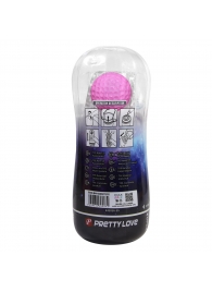 Прозрачный мастурбатор с подвижным шариком - Baile - в Балаково купить с доставкой