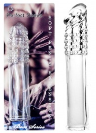 Прозрачная насадка-удлинитель Perfect Sleeve - 19 см. - Boys of Toys - в Балаково купить с доставкой