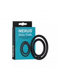 Черное двойное эрекционное кольцо Nexus Enduro Double - Nexus Range - в Балаково купить с доставкой