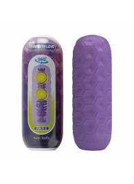 Фиолетовый мастурбатор Venus-X Twin balls - Baile - в Балаково купить с доставкой