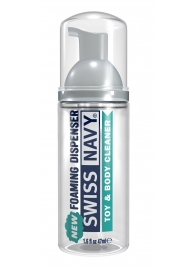 Очищающая пенка для игрушек и тела Toy   Body Cleaner Foamer - 47 мл. - Swiss navy - купить с доставкой в Балаково