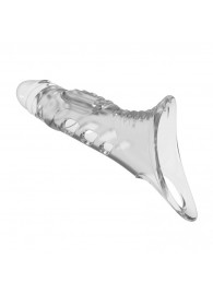 Прозрачная насадка на пенис - 22 см. - Baile - в Балаково купить с доставкой