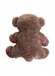 Бондажный набор: бурый мишка с розовыми оковами и наручниками - Pecado - купить с доставкой в Балаково