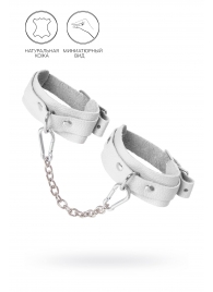 Белые мини-оковы со скруглёнными углами - Pecado - купить с доставкой в Балаково