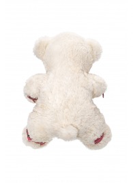 Бондажный набор: белый мишка с розовыми оковами и наручниками - Pecado - купить с доставкой в Балаково