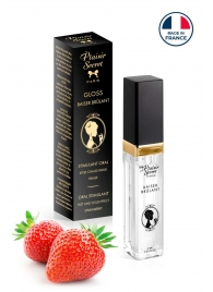 Стимулирующий блеск для губ со вкусом клубники - 7 мл. - Plaisir Secret - купить с доставкой в Балаково