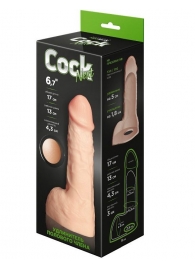 Телесный фаллоудлинитель с мошонкой Cock Next - 17 см. - LOVETOY (А-Полимер) - в Балаково купить с доставкой
