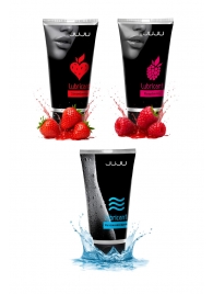 Набор из 3 лубрикантов JUJU (увлажняющий, клубника, малина) - JuJu - купить с доставкой в Балаково