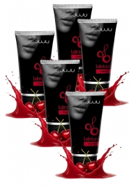 Набор из 5 съедобных лубрикантов JUJU со вкусом вишни - JuJu - купить с доставкой в Балаково