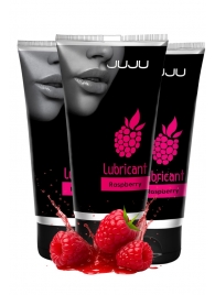 Набор из 3 съедобных лубрикантов JUJU со вкусом малины - JuJu - купить с доставкой в Балаково