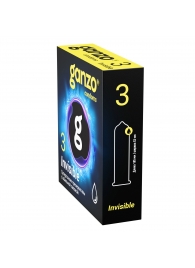 Супертонкие презервативы Ganzo Invisible - 3 шт. - Ganzo - купить с доставкой в Балаково