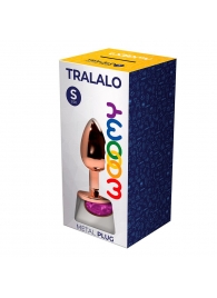 Анальная втулка Wooomy Tralalo Size S c розовым кристаллом - Adrien Lastic