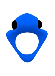 Синее эрекционное кольцо Wooomy Tribeс с вибрацией - Adrien Lastic - в Балаково купить с доставкой