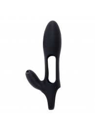 Черная насадка на пенис с вибрацией Nautilus - Zero Tolerance - в Балаково купить с доставкой