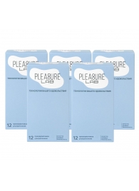 Набор из 5 упаковок ультратонких презервативов Pleasure Lab (по 12 шт.) - Pleasure Lab - купить с доставкой в Балаково