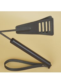 Черный кожаный стек «Сириус» - 60 см. - Sitabella - купить с доставкой в Балаково