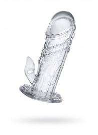 Прозрачная насадка на пенис Uco - 13 см. - A-toys - в Балаково купить с доставкой