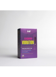 Стимулирующий гель с эффектом вибрации Blackberry Vibration - 15 мл. - INTT - купить с доставкой в Балаково