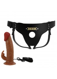 Мужской полый страпон с вибрацией Marion - Baile - купить с доставкой в Балаково