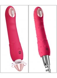 Малиновая насадка на душ с вибрацией Showers to orgasm - 20,1 см. - Orion - купить с доставкой в Балаково