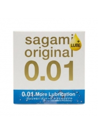 Увлажнённый презерватив Sagami Original 0.01 Extra Lub - 1 шт. - Sagami - купить с доставкой в Балаково