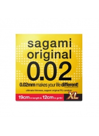 Презерватив увеличенного размера Sagami Original 0.02 XL-size - 1 шт. - Sagami - купить с доставкой в Балаково