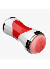 Двусторонний мастурбатор в колбе Power Grip Cup - вагина и ротик - Boys of Toys - в Балаково купить с доставкой