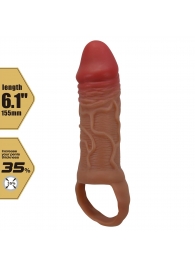 Реалистичная насадка на член Peirre - 15,5 см. - Baile - в Балаково купить с доставкой