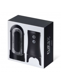 Набор Tenga Flip Zero Electronic Vibrotation: мастурбатор с вибрацией и устройство вращения - Tenga - в Балаково купить с доставкой
