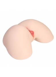 Мастурбатор-полуторс с двойным слоем материала и вибрацией Jenny Onahole Real Hips - KOKOS - в Балаково купить с доставкой