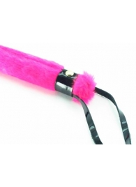 Нежная плеть с розовым мехом BDSM Light - 43 см. - БДСМ Арсенал - купить с доставкой в Балаково