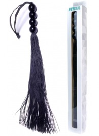 Черная силиконовая плеть - 37 см. - Boys of Toys - купить с доставкой в Балаково