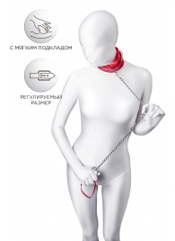 Красный ошейник с подкладкой из меха - ToyFa - купить с доставкой в Балаково