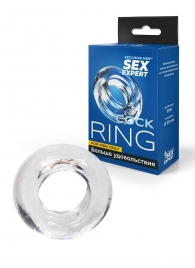 Прозрачное эрекционное кольцо-бублик - Sex Expert - в Балаково купить с доставкой