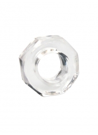 Прозрачное эрекционное кольцо в форме гайки - Sex Expert - в Балаково купить с доставкой