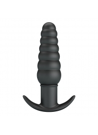 Черный анальный вибростимулятор Aeolis - 11 см. - Baile