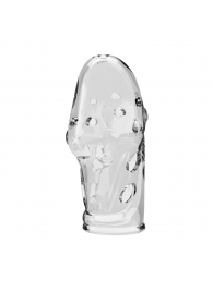 Прозрачная насадка на пенис Booker - 8 см. - Baile - в Балаково купить с доставкой